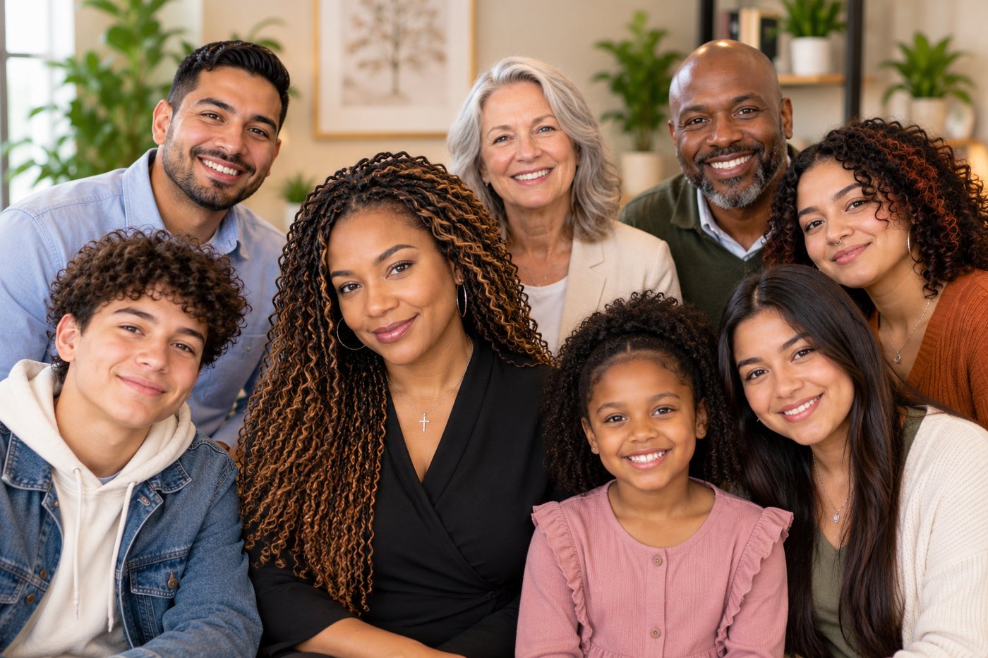 A multigenerational family